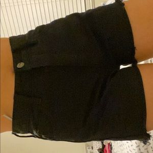 Brandy Melville/John Galt black midi shorts